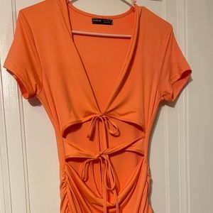 Orange dress